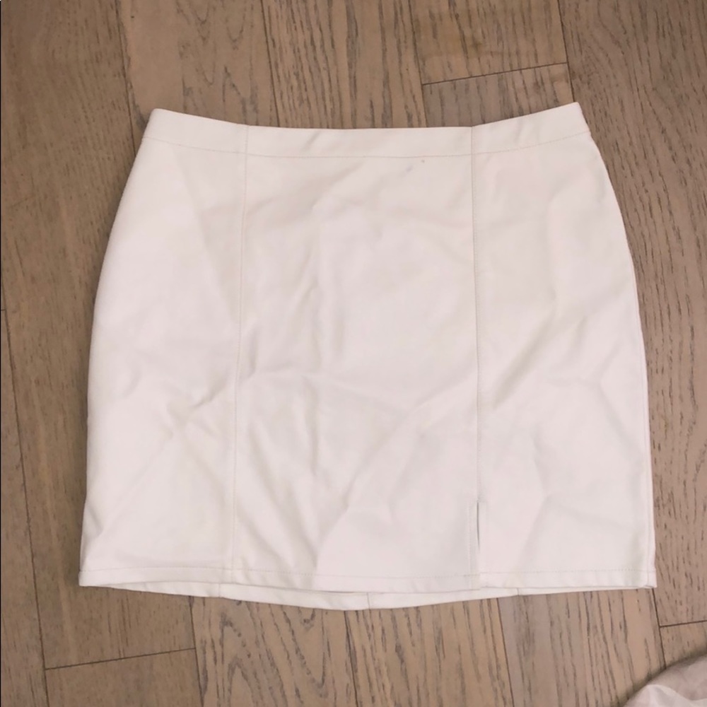 Pleather skirt